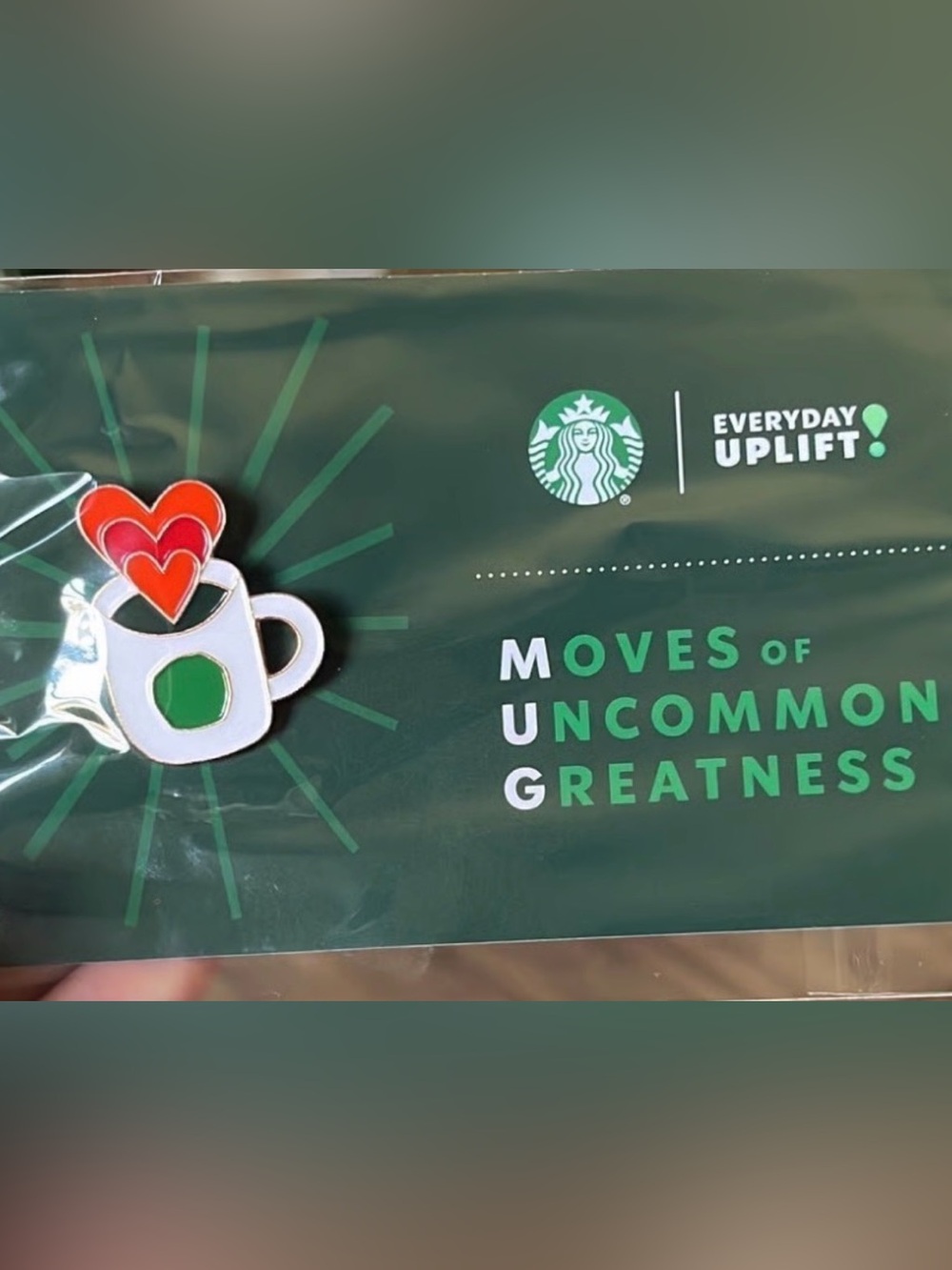 Starbucks Moves of Uncommon Greatness MUG UNRELEASED pin 2023